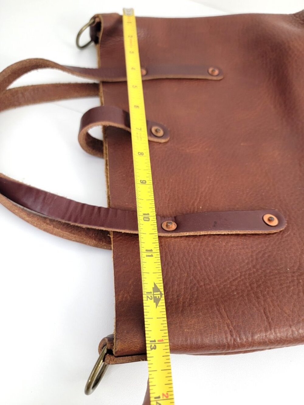 Go Forth Goods Avery Bag Small Saddle - Picture 6 of 8